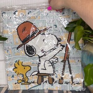 Snoopy and Woodstock Canvas Tote